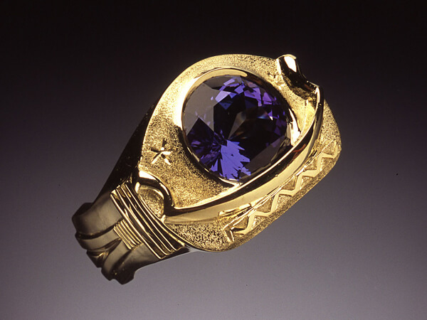 Mens Tanzanite Ring