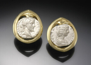 Ancient Coin Earrings