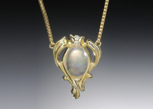 Opal Picture Pendant