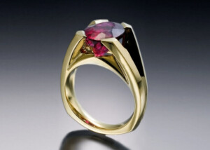 Rubelite Tourmaline Ring