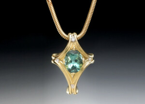 Tourmaline Kite Pendant
