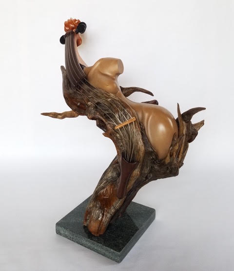 Berceuse Sculpture By Philippe Guillerm