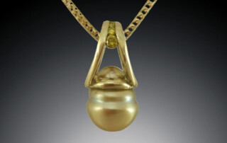 Golden South Sea Pearl Pendant
