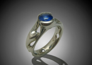 Sapphire Wave Ring