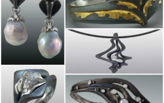 Stainless Steel Gemstone Jewelry Collage