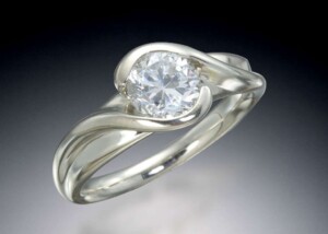Diamond Embrace Engagement Ring