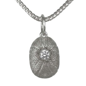 Palladium Sea Urchin Pendant 17 Palladium Sea Urchin Pendant