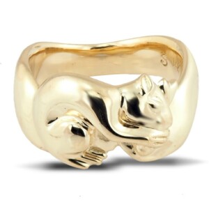 Yellow Gold Squirrel Ring 24 Yellow Gold Squirrel Ring