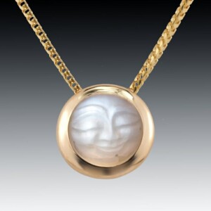 Rose Gold Moonstone Bezel Slide 13 Rose Gold Moonstone Bezel Slide