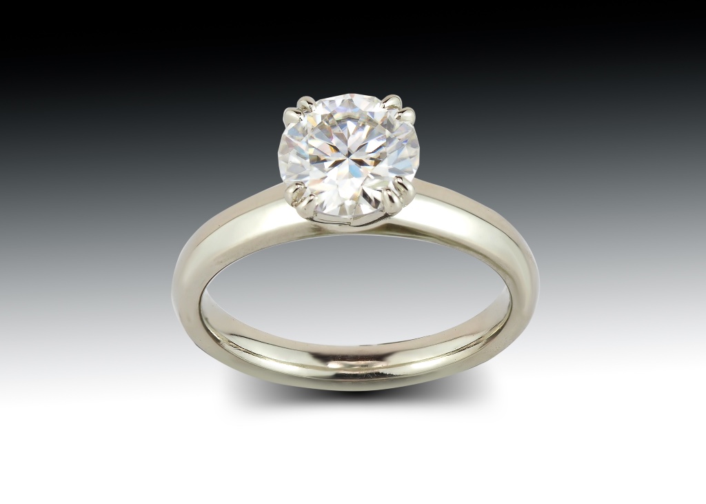 Braided Prong Engagement Ring 2 Braided Prong Engagement Ring