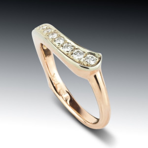 Rose Gold Scintillating Diamond Wave Band 13 Rose Gold Scintillating Diamond Wave Band-Fotor-20250409131043