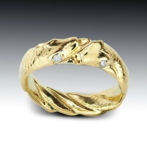 Diamond Snake Eyes Ring 8 Diamond Snake Eyes Ring