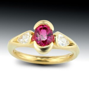 Hot Pink Oval Sapphire Ring 22 Hot Pink Oval Sapphire Ring