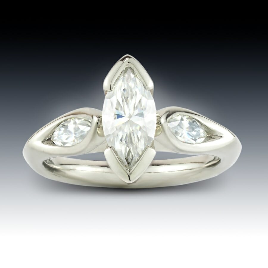 Marquise Three Stone Ring 1 Marquise Three Stone Ring