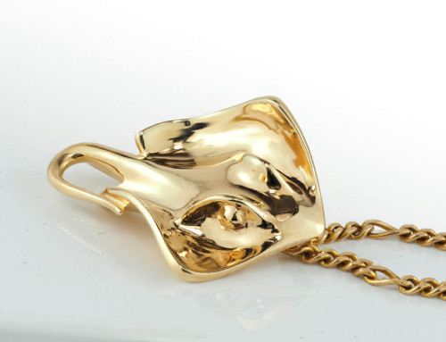 Gold Stingray Pendant