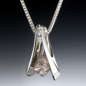 Raw Diamond Crystal Pendant