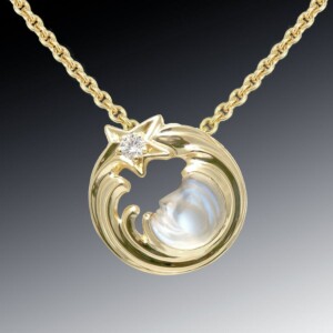 Crescent Moonstone Pendant 8 Crescent Moonstone Pendant