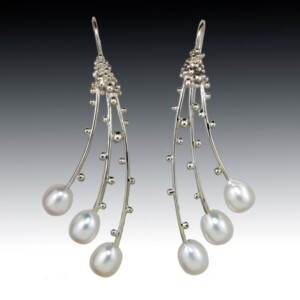Freshwater Pearl Spray Earrings