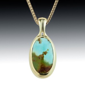 Oval Turquoise Pendant