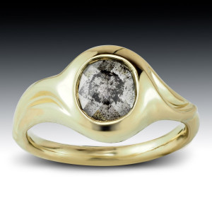 Diamond Slice Bezel Ring 13 Diamond Slice Bezel Ring