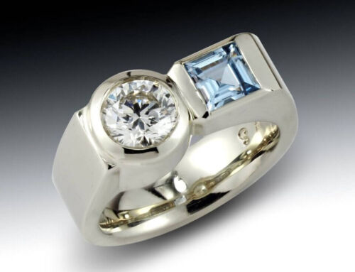 Mens Toi et Moi Ring