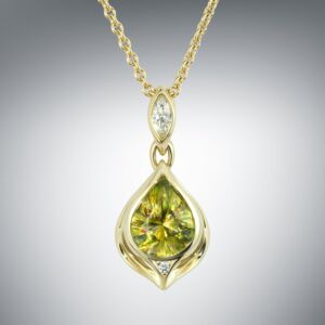 Chartreuse Sphene Pendant (2)
