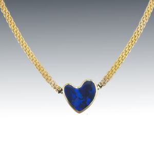 Opal Heart Necklace