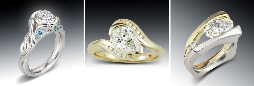 Alternative Engagement Rings Collage Skylight Jewelers