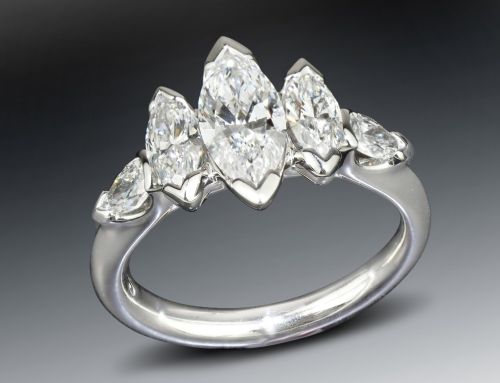 Marquise Diamond Engagement Ring