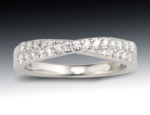 Designer Diamond Crossover Band